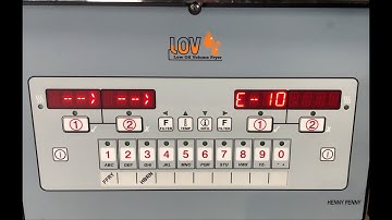 How to reset E-10 "High Limit Tripped" on your LOV fryer