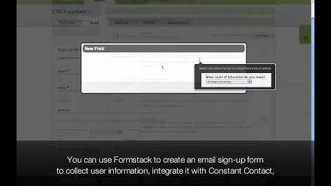 Constant Contact Integration | Formstack
