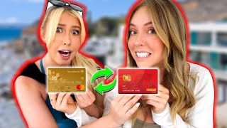 SWAPPING CREDIT CARDS WITH ASHLEY NICHOLE!! *$1,000 limit