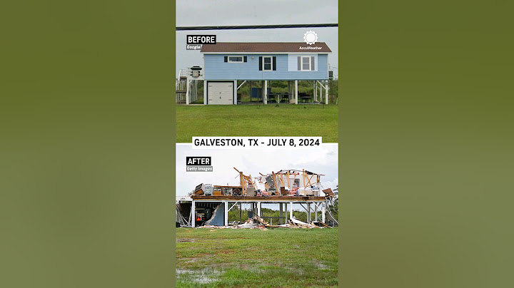 Before & After Hurricane Beryl's Destruction