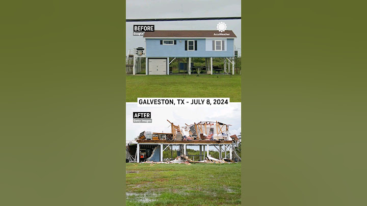 Before & After Hurricane Beryl's Destruction