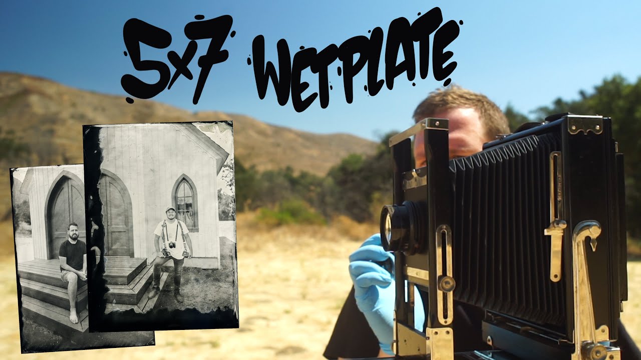 SHOOTING 5x7 TIN TYPE PORTRAITS | WETPLATE PHOTOGRAPHY | FUJIFILM XPRO3