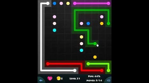 11 × 11 MANIA LEVEL 31 - FLOW GAME ON FACEBOOK Connect the dots