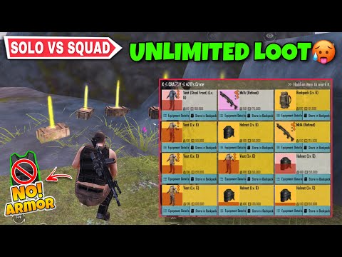 This Bot Got Unlimited Loot How? ? | No Armor ? Solo Vs Squad ? | PUBG Metro Royale