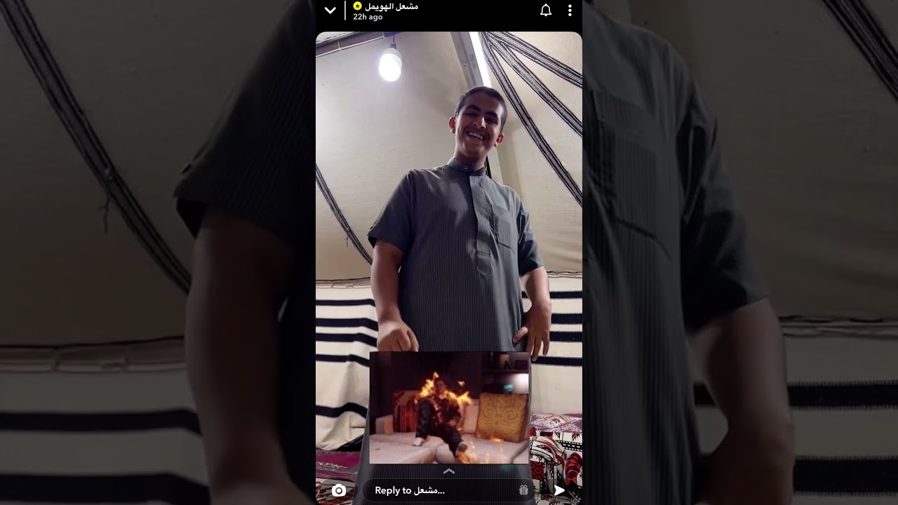 مشعل الهويمل يفاجئ اخو الصغير