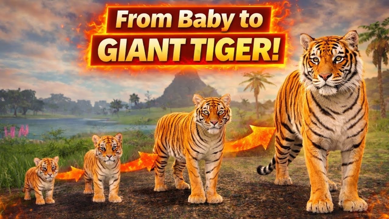 I Bought a Tiger and Played With It | From Baby to Giant 🐅🔥 [Jungle Life]