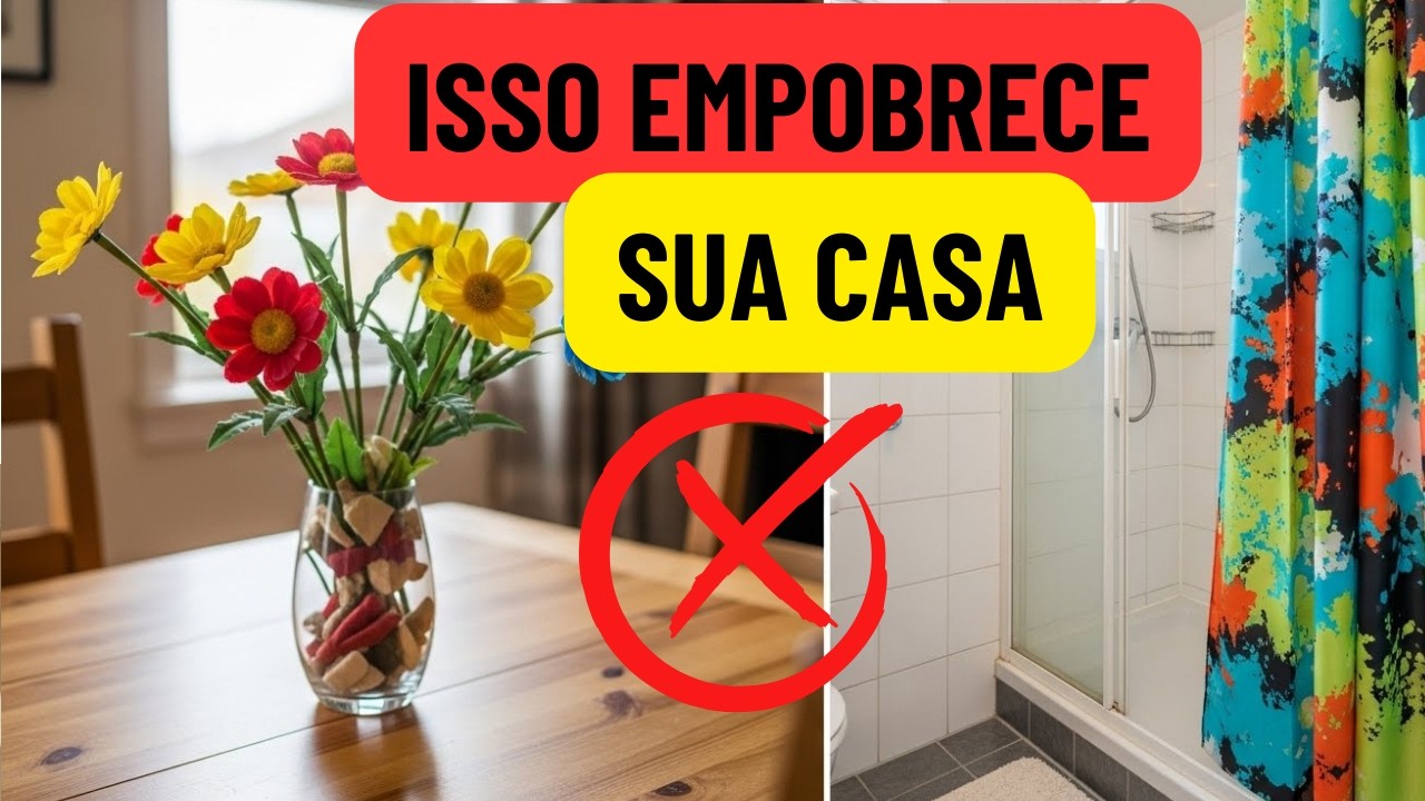 🚨 8 COISAS QUE ESTÃO EMPOBRECENDO SUA CASA (TIRE JÁ!)
