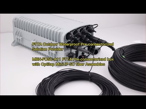 MBN-FOSC-A11 FTTA Pre-connectorized box with Optitap Mini IP SC/ MiNi SC fiber Assembles video cover