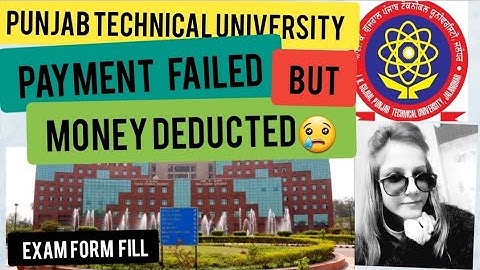 payment failed but money deducted from account|ptu exam form fill #ptu #solution #onlineexamformfill