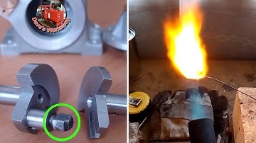 Kasenit Case hardening the Crankshaft follower driver stud