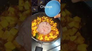 Murgir mangsho diye gorom gorom phulko luchi|| Chicken curry with flat bread || Chicken|| Fastcook2