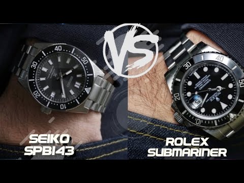 Rolex Submariner 116610LN VS Seiko SPB143 - YouTube