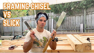 Stop Mixing Up These Two Wood Tools! Timber Framing Chisel vs Slick - What