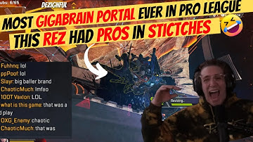 Most GIGABRAIN PORTAL in ALGS | This REZ had PROS in STITCHES #apex #apexclips #apexlegendsclips