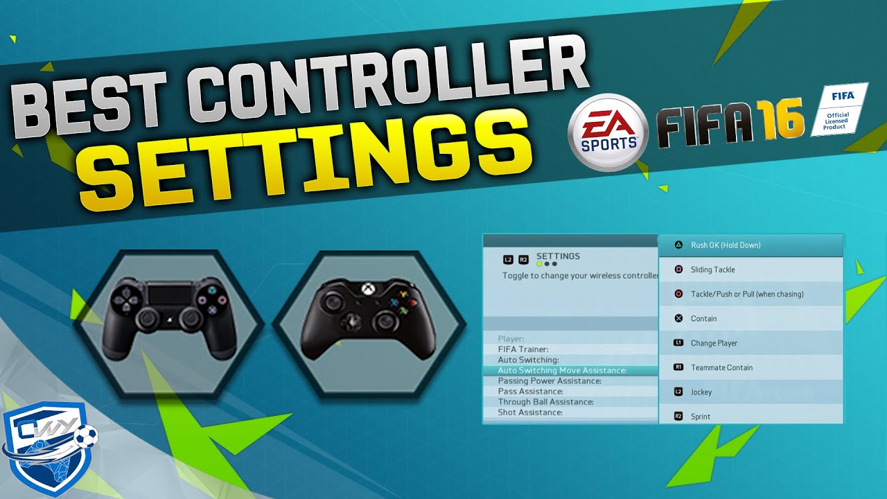 FIFA 16 BEST CONTROLS TUTORIAL / Controller Settings for XBOX & YouTube