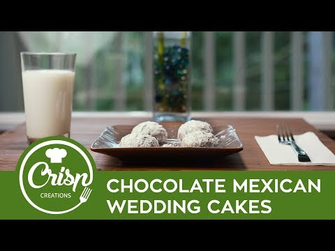 Chocolate Mexican Wedding Cakes