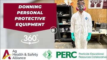 Guide to Safe Pesticide Application in Agriculture - Donning Personal Protective Equipment
