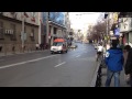 Ambulance responding Code 3 - Sofia Bulgaria