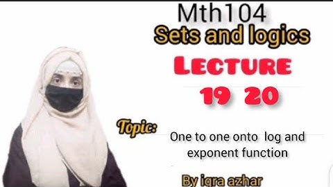 Mth104  lecture no 19& 20 (sets and logics)||#mth104#sets #logics#iqraazhar|