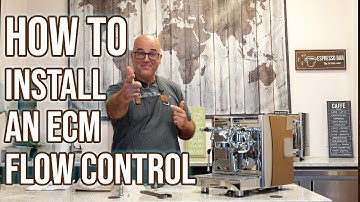 TechTip: Install ECM Espresso Machine Flow Control Device