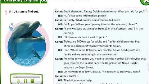 Excel 6.Module 6.Dialogue listening.Ex:1.p.72