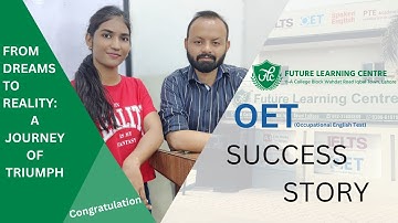 OET Test Success Story  | Hina Nazir | First Attempt I OET with Sir Sharly