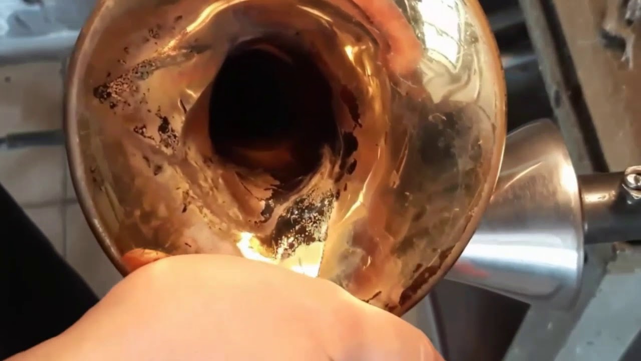 King Trumpet renovation with matt lacquering