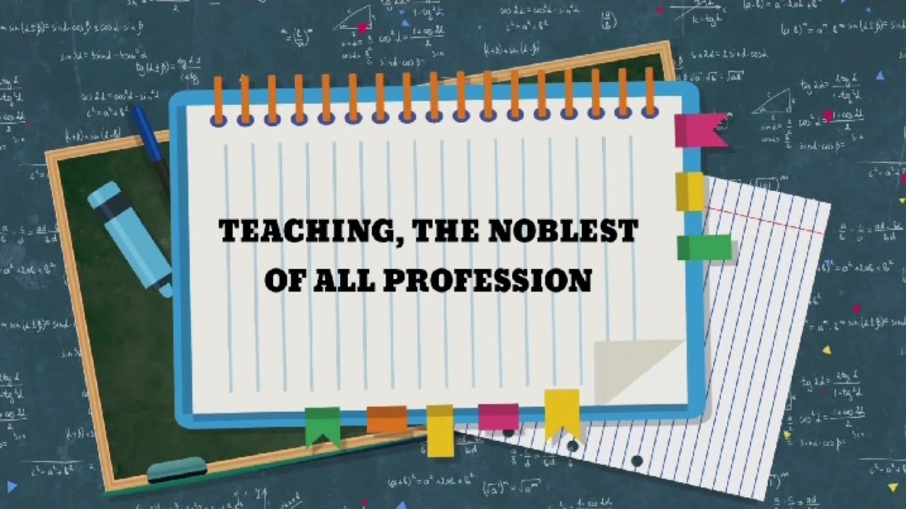 teaching is the noblest profession research paper