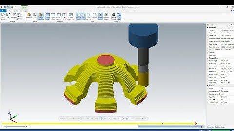 Two Planes in ToolPath Dynamic OptiRough MasterCam