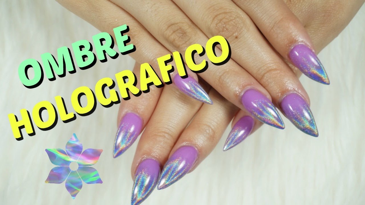 Uñas acrílicas/ Como hacer uñas stiletto/ Uñas ombre/ Uñas holograficas -  thptnganamst.edu.vn