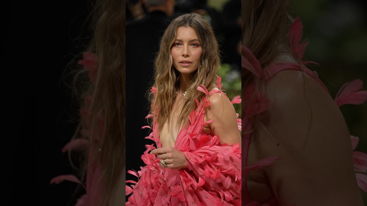 Jessica Biel's ethereal Met Gala red carpet ensemble