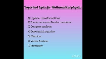 Important topics in Mathematical physics for MH- SET exam
