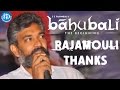Rajamouli tweets to his fans