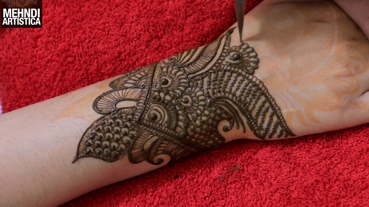 Step By Step Basic Henna Mehndi Design Learn Henna Tattoo Mehendi