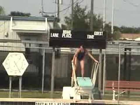 Stephanie Young 2007 FHSAA Regional Diving