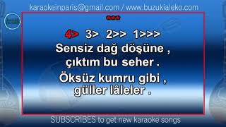 Nazende Sevgi̇li̇m / Değdi̇ Saçlarima ♫ Karaoke With Buzuki