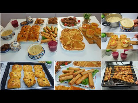 ديما البساطة و الاقتصاد مسمن معمر في الفرن سيكار بطاطا فطائر المقلاة شوربة الفطر عصير الباربا تحلية