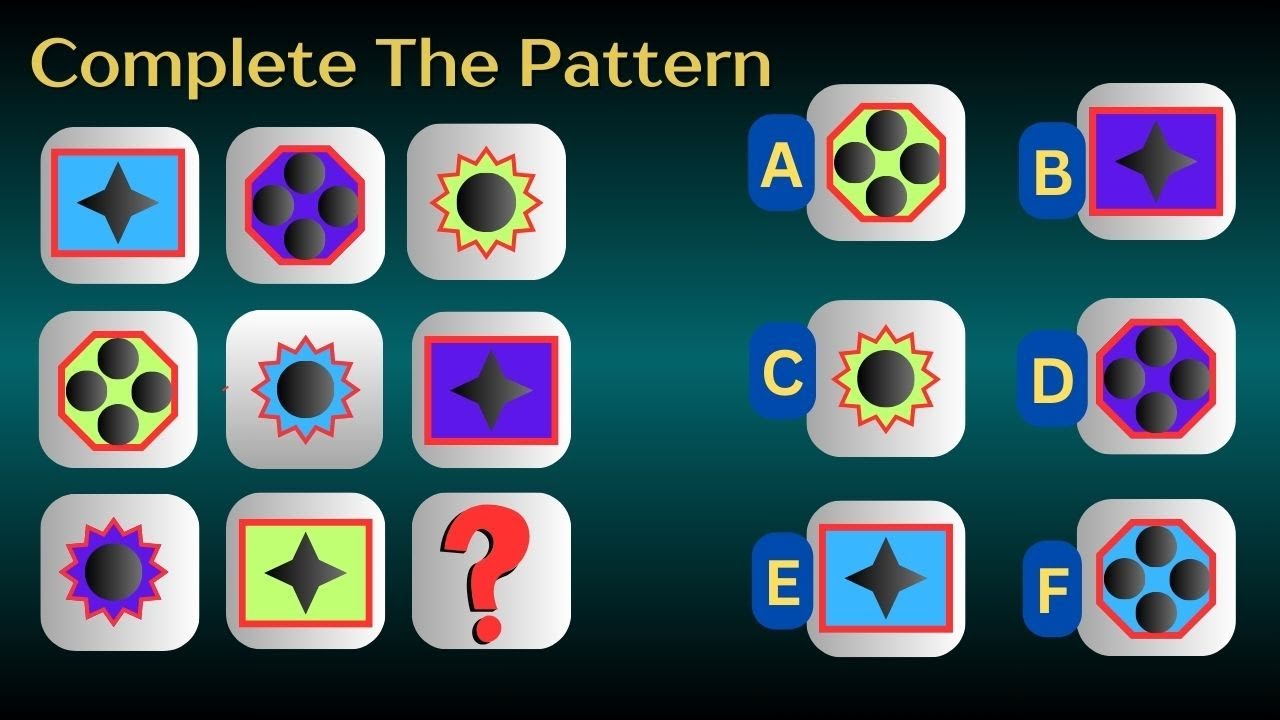 Challenge Your Brain With This Pattern Recognition IQ Test! 🧠🔍 - YouTube