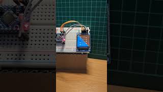 Artificial Horizon Demo 40fps AVR Arduino 240x240 ST7789