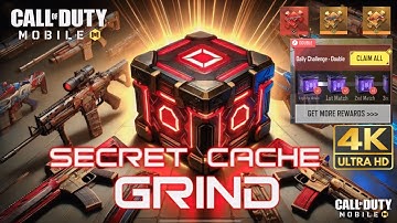 Secret Cache Grind Day 77(Day_05)(DOUBLE EVENT ) | LEGENDARY AK_47 ICB RIFLE Shard Progress | CODM |