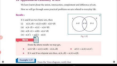 TN SYLLABUS 9TH MATHS SET LANGUAGE EXAMPLE 1.27 AND EXAMPLE 1.28 EXPLANATION