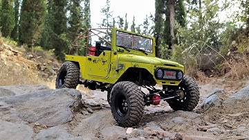 WPL C34 KM 1/16 Scale : Evening Rock Crawl With My FJ40