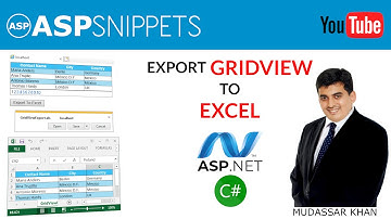 Export GridView to Excel in ASP.Net with Formatting using C#.