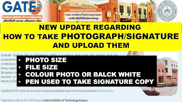 Photograph and Sign for your GATE 2023 exam Should be uploaded like this!!!