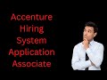 Accenture Hiring System Application Associate #btechjobs #offcampusjobs #accentureoffcampus