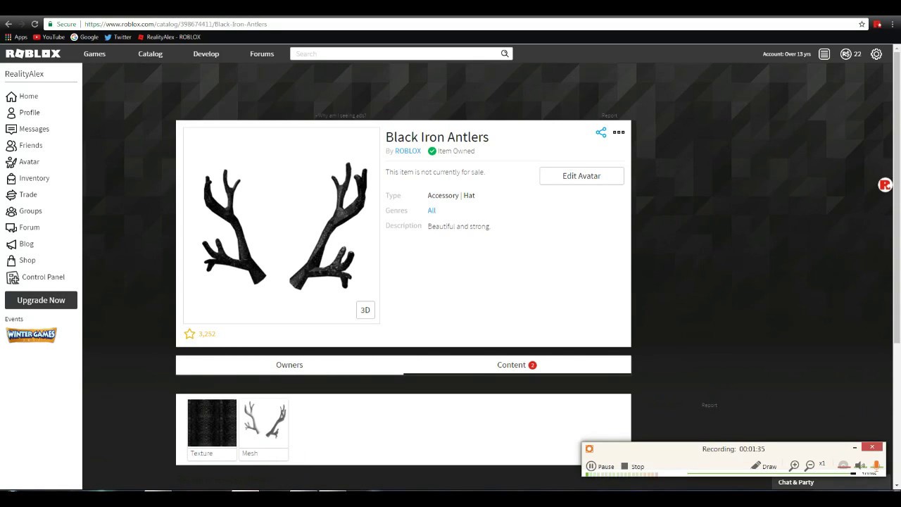 Why I Think Black Iron Antlers Might Go Limited Youtube
