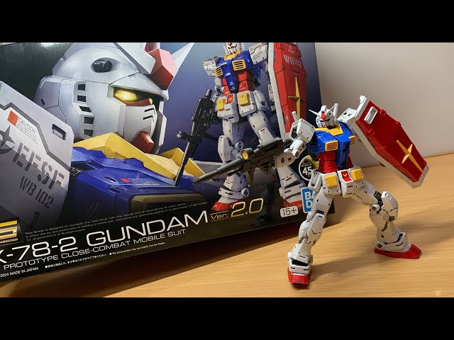 RG】NO.40 RX-78-2 ガンダム Ver.2.0 【ガンプラ22体目】 - YouTube