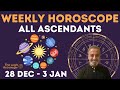 Weekly Horoscope for all Ascendants for the week of 28 Dec 2025 till 3 Jan 2026