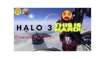 Halo 3 on Max Sensitivity! First week on Max sense Highlights MCC H3 PC Clips  painful chokes