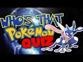 [WHO&#39;S THAT POKÉMON QUIZ] Can you catch them all?